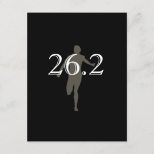 Invitation Souvenir personnalisé 26,2 de marathon de coureur