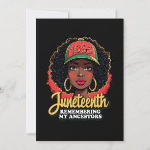 Invitation Souvenirs de mes ancêtres Junetdix Mois Noir