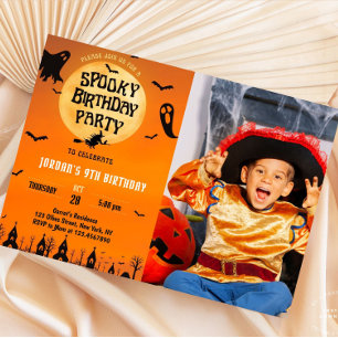 Invitation Soyons Éffrayants Halloween n'importe quel âge Pho
