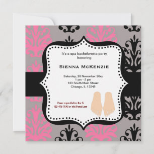 Invitation Spa Bachelorette