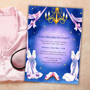 Invitation Spa confortable et thème Glam Hatchelorette Party