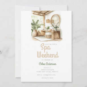 Invitation Spa de Bohême   Fin de semaine de bachelorette