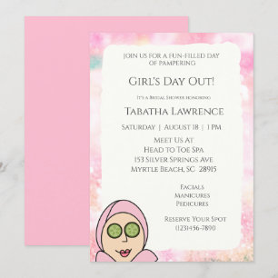 Invitation Spa de la Journée des filles