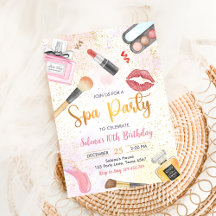 Spa Party Glitz Glam Girl Maquillage Anniversaire