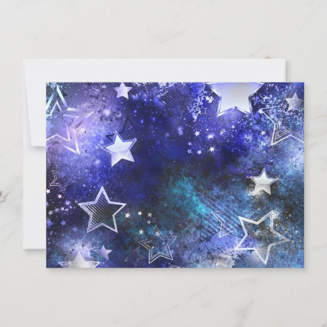 Invitation Space Background with Stars (Devant)