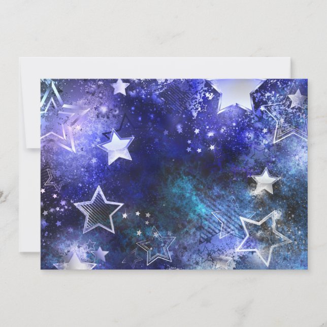 Invitation Space Background with Stars (Devant)