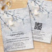 Sparkings neige hiver QR Code engagement Partie