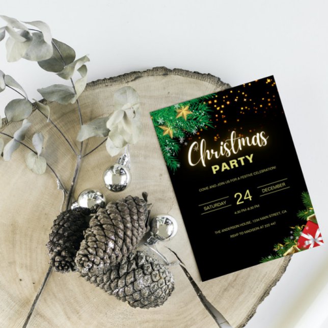 Invitation Sparkle Noël   (Créateur téléchargé)