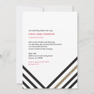 Invitation Sparkle & Shine - Bachelorette Party