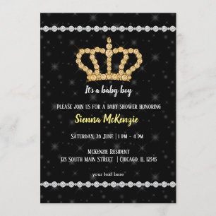 Invitation Sparkling Diamond Crown - choisissez votre arrière
