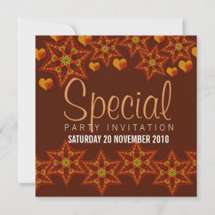 Invitation spéciale à la fête de la bonté orangée