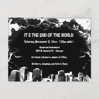 Invitation Spéciale Du Doomsday Party