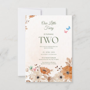 Invitation spéciale pour le 2e anniversaire avec a