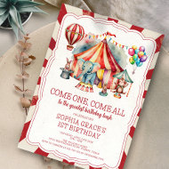 Invitation Spectacle de Cirque Carnaval à petit budget & Anim