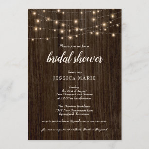 Invitation Spectacle nuptial rustique Farmhouse