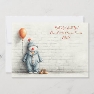 Invitation Spectacle pour le 1er anniversaire de Petit Clown