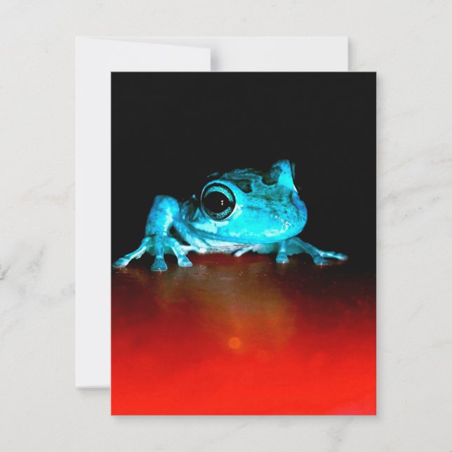 Invitation Spidey Grenouille Grenouille Verte Amoureux des An (Devant)