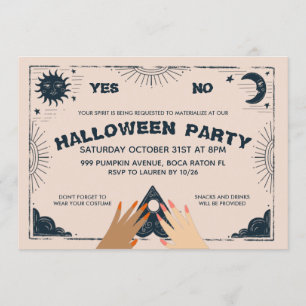 Invitation Spirit Board Halloween Party
