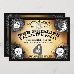 Invitation Spirit Board Halloween Spirits Haunty