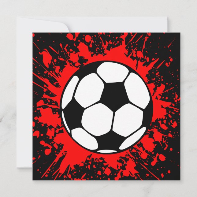 Invitation splatz de football (Devant)