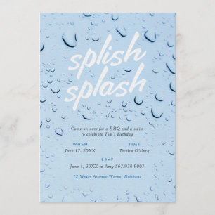 Invitation Splish Splash
