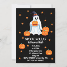 Invitation Spooktaculaire Halloween Bash