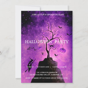 Invitation Spooktacular Dark Haunted House Halloween Party