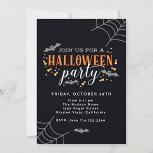 Invitation Spooktacular Dark Haunted House Halloween Party