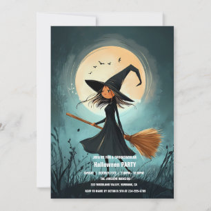 Invitation Spooktacular Dark Haunted House Halloween Party I