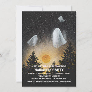 Invitation Spooktacular Dark Haunted House Halloween Party I