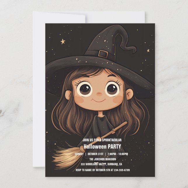 Invitation Spooktacular Dark Haunted House Halloween Party I (Devant)