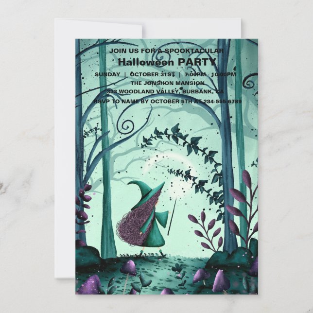 Invitation Spooktacular Dark Haunted House Halloween Party I (Devant)
