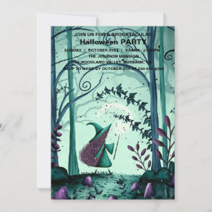 Invitation Spooktacular Dark Haunted House Halloween Party I