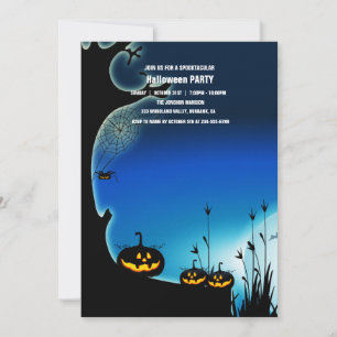 Invitation Spooktacular Dark Haunted House Halloween Party I