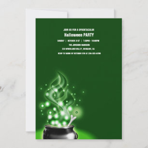 Invitation Spooktacular Dark Haunted House Halloween Party I