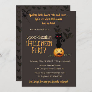 Invitation Spooktacular Halloween