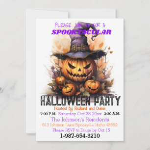 Invitation Spooktacular Halloween