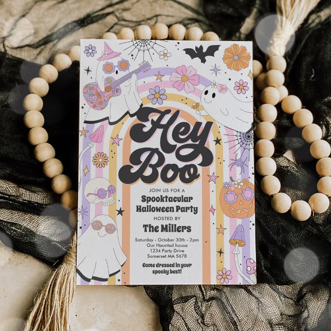 Invitation Spooktacular Halloween mignon Fête fantôme (Créateur téléchargé)
