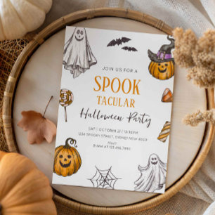 Invitation Spooktacular Halloween Party Cute Kids Halloween