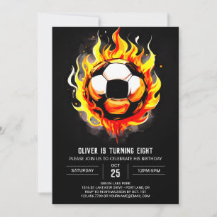 Invitation Sports colorés Printable Football Anniversaire