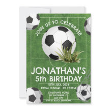 Sports Enfants Football Anniversaire Fête Invitati