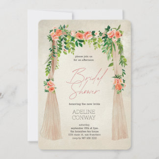 Invitation Spring Gate Garden Bridal Shower Celebration