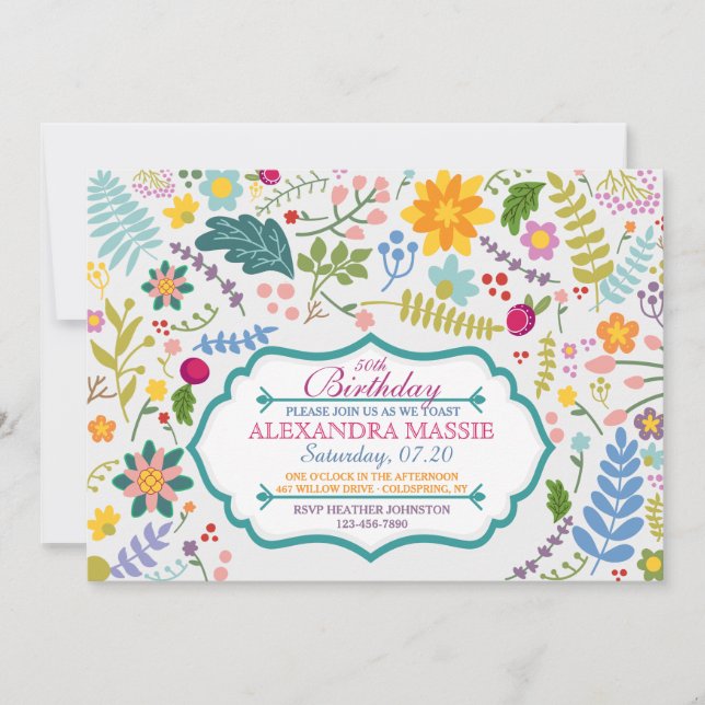 Invitation Spring Medley (Devant)