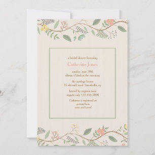 Invitation Spring Vines