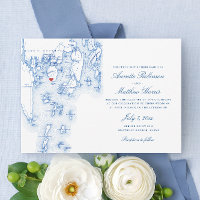 Spruce Point Inn Boothbay Maine Navy Map Mariage