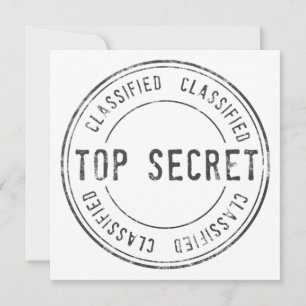 Invitation Spy Surprise fête d'anniversaire Top Secret Classi