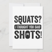 Squats Je Pense Que Tu As Dit Tirages Drôle Fitnes