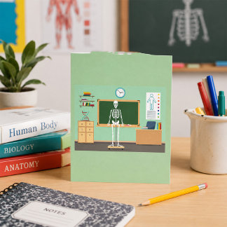 Invitation Squelette de cours de science