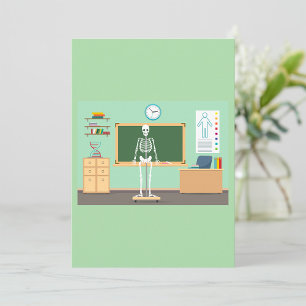 Invitation Squelette de cours de science