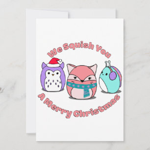 Invitation Squish You A Merry Christmas